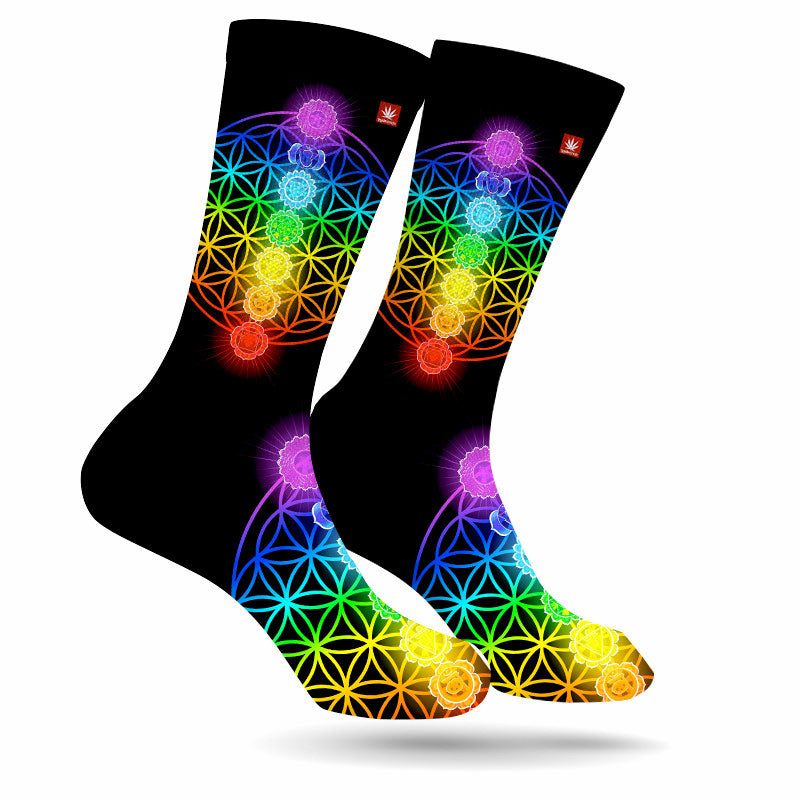 SEVEN CHAKRAS WEED SOCKS