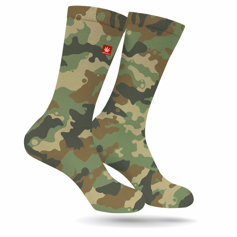 Troop Salute Cannabis Socks