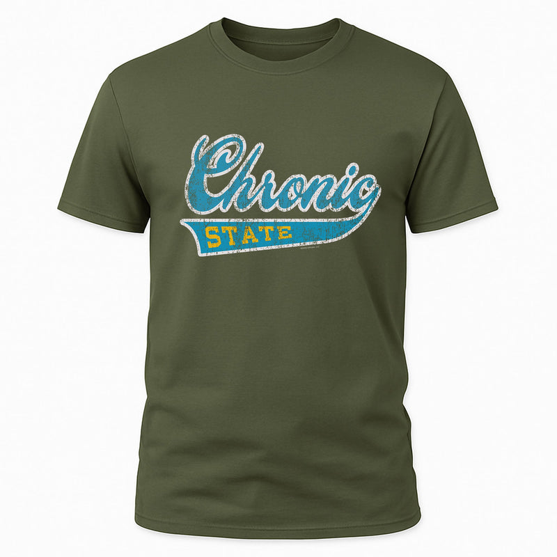 Varsity Script Chronic State