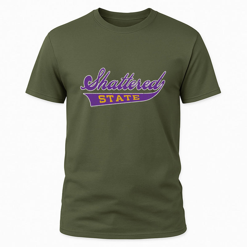 Varsity Script Shattered State
