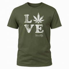 LOVE (Distressed Leaf O)