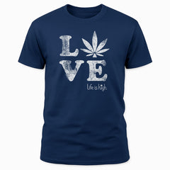 LOVE (Distressed Leaf O)