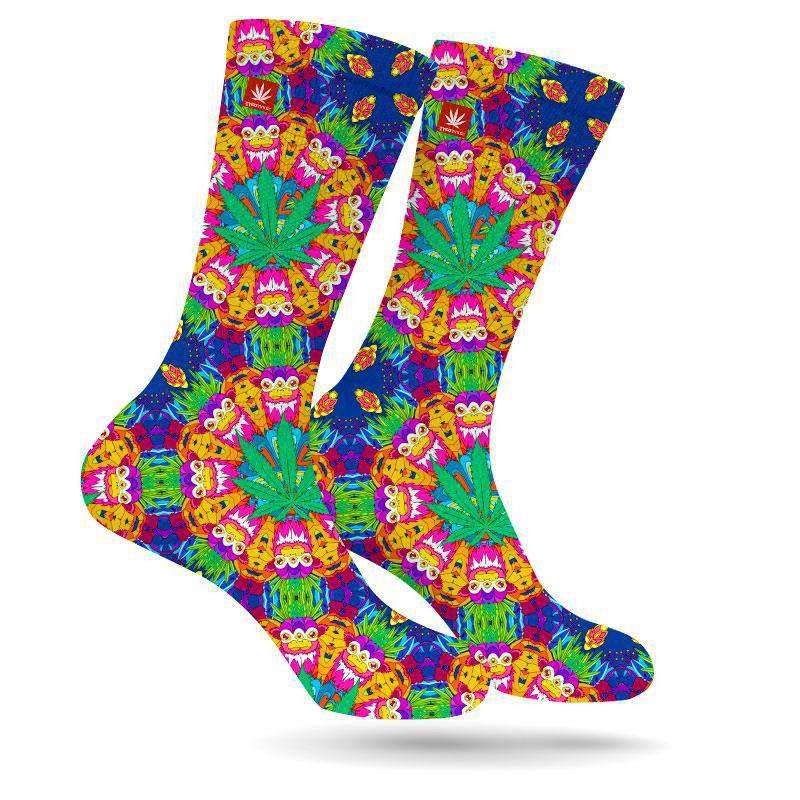 Monkey Business Marijuana Socks