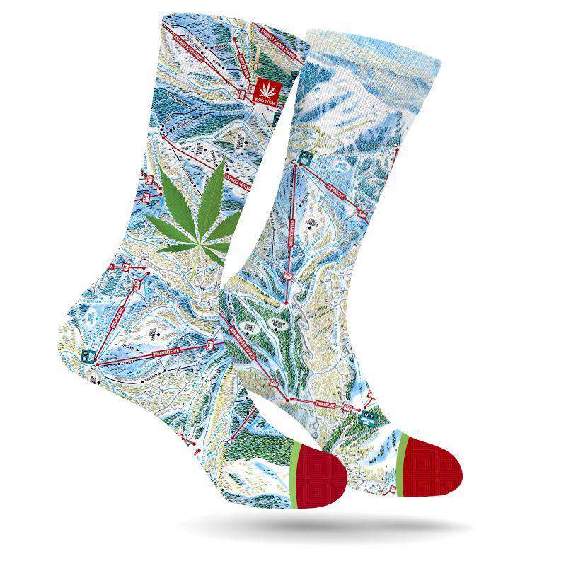 PARK CITY KUSH LEAF SOCKS