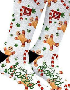 LETS GET BAKED CREW SOCKS