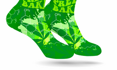 Pretty Baked Green WEED SOCKS