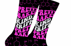 Pretty Baked Pink WEED SOCKS