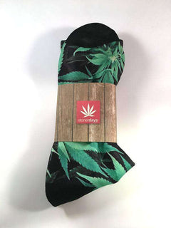 GREEN LEAF SUPPORT CREW SOCKS