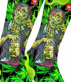 Zooted Zombie Weed Socks